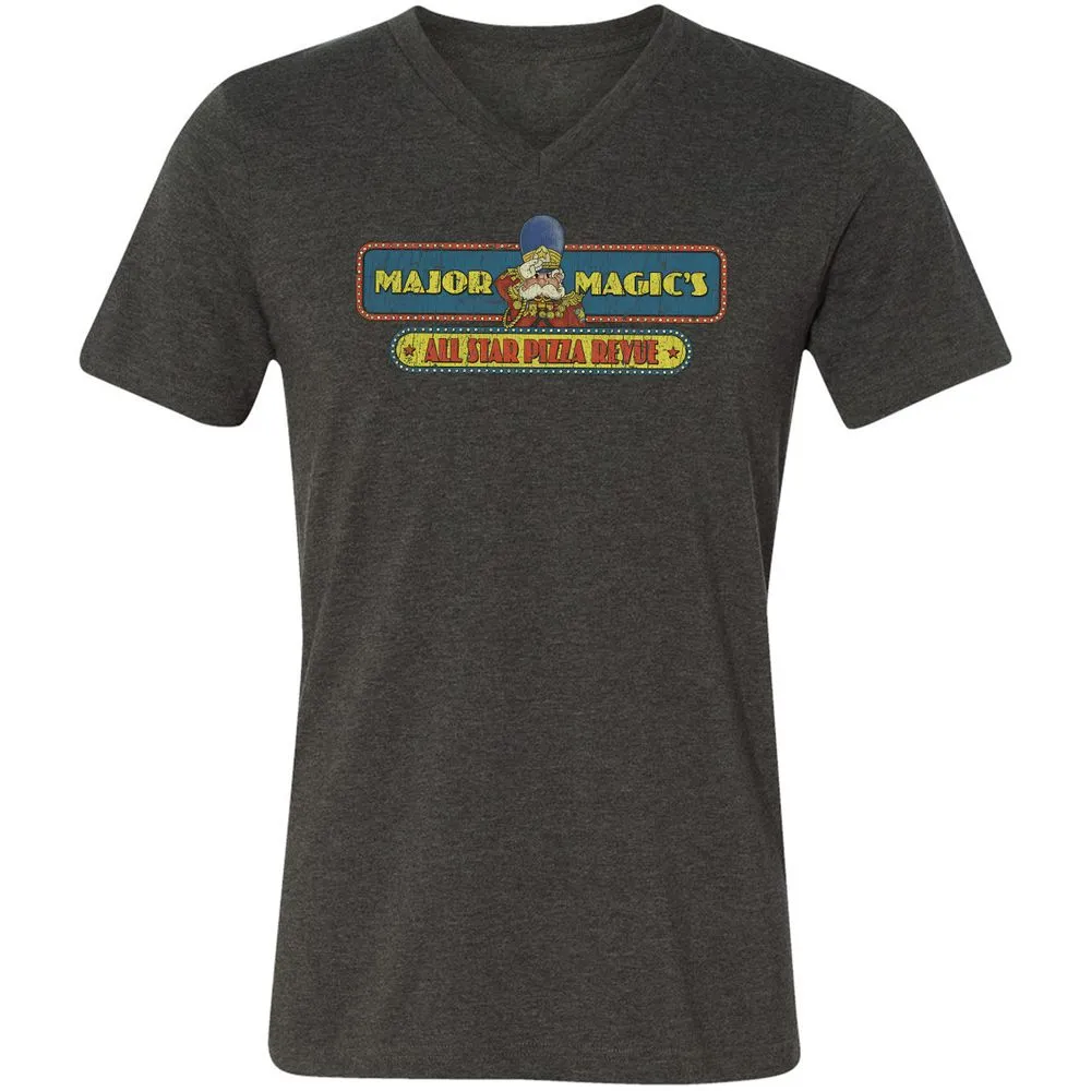 Unisex V-Neck T-Shirt - GCH9EYST - Dark Grey Heather - 8
