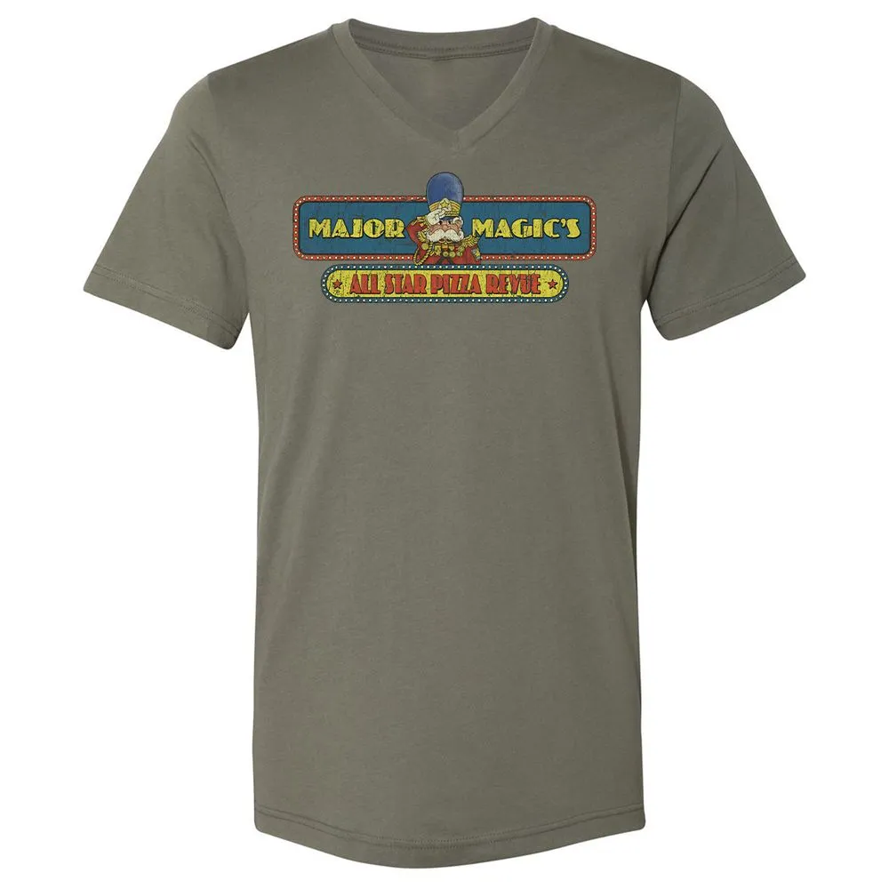 Unisex V-Neck T-Shirt - GCH9EYST - Military Green - 10