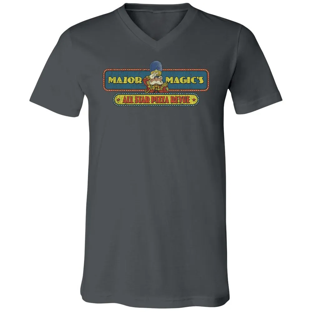 Unisex V-Neck T-Shirt - GCH9EYST - Asphalt - 12