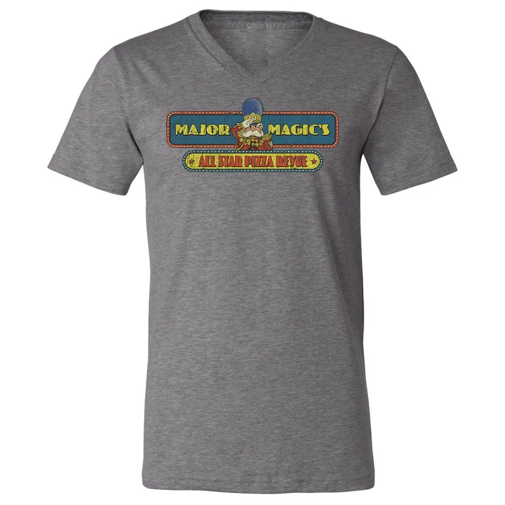 Unisex V-Neck T-Shirt - GCH9EYST - Deep Heather - 13