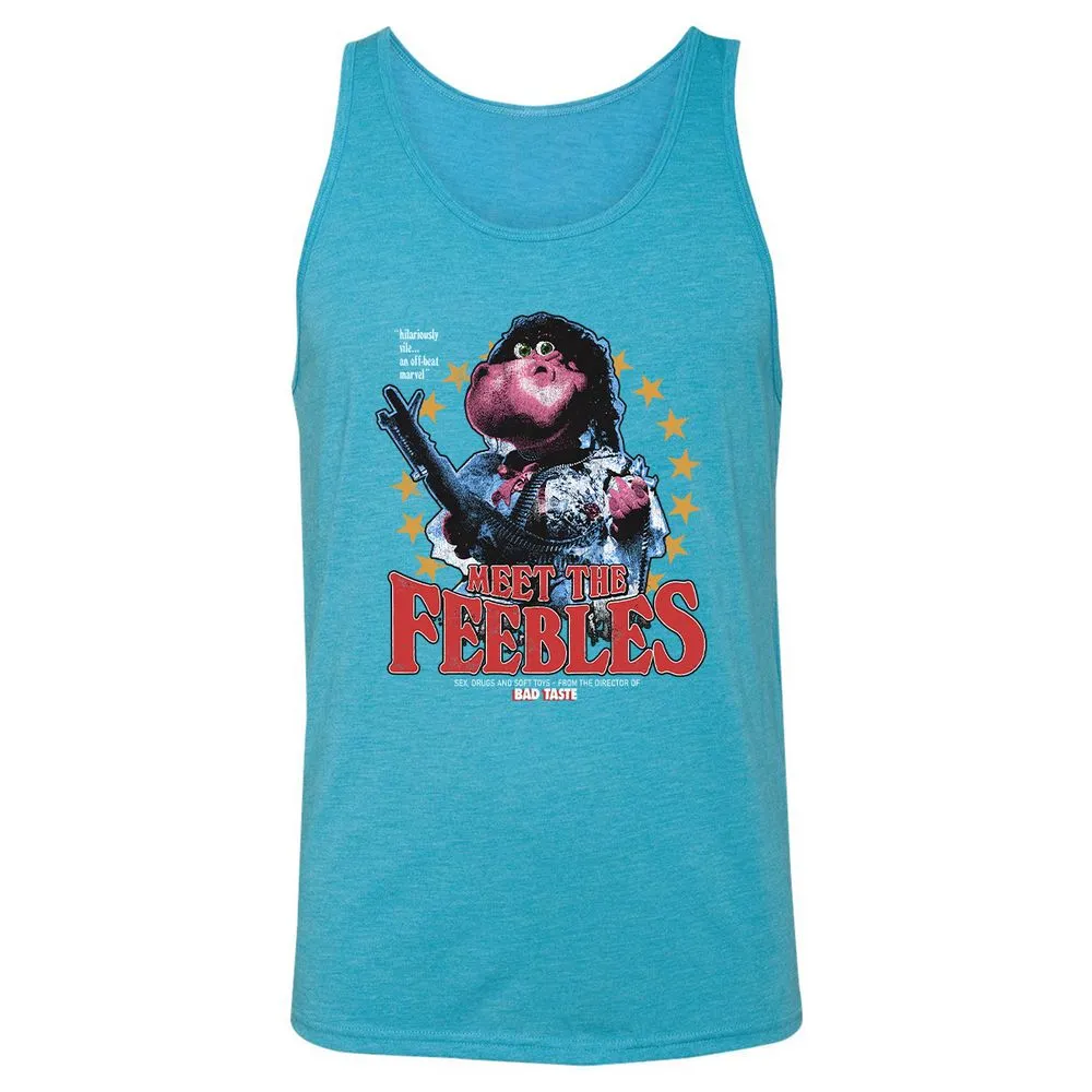 Unisex Jersey Tank - D3PKUL3J - Aqua Triblend - 3