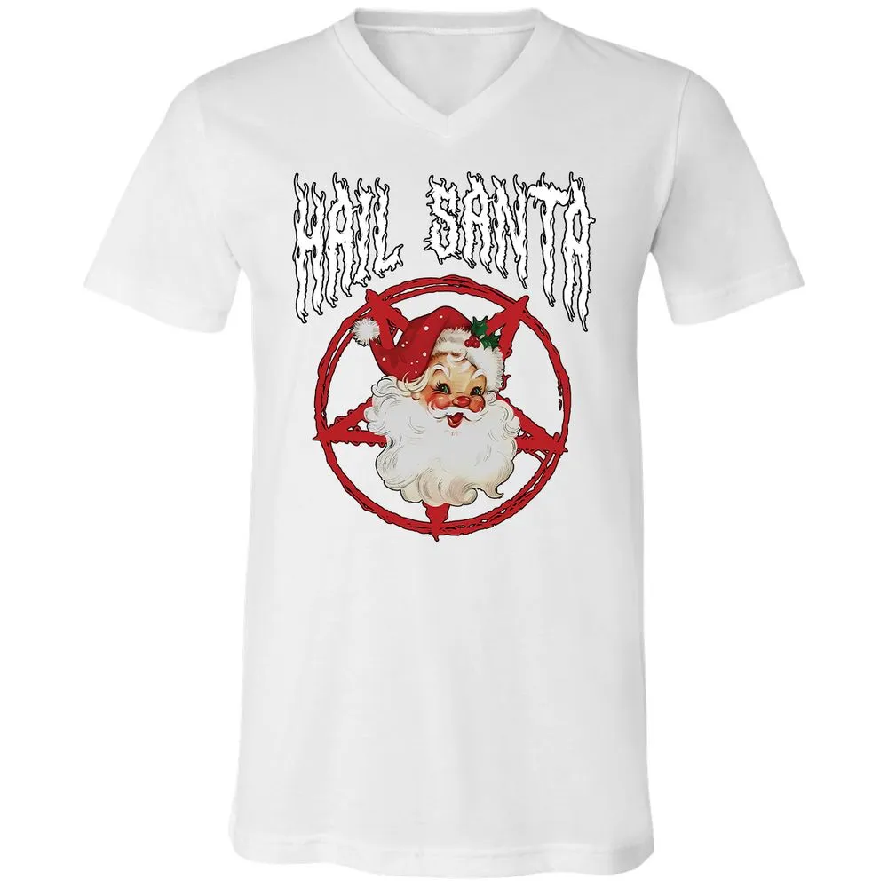 Unisex V-Neck T-Shirt - 1VNTQMZR - White - 5