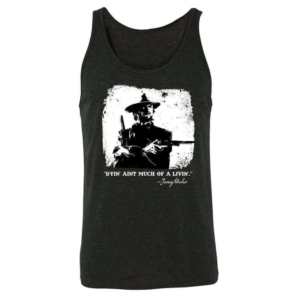 Unisex Jersey Tank - E2HEVWAX - Charcoal Black Triblend - 5