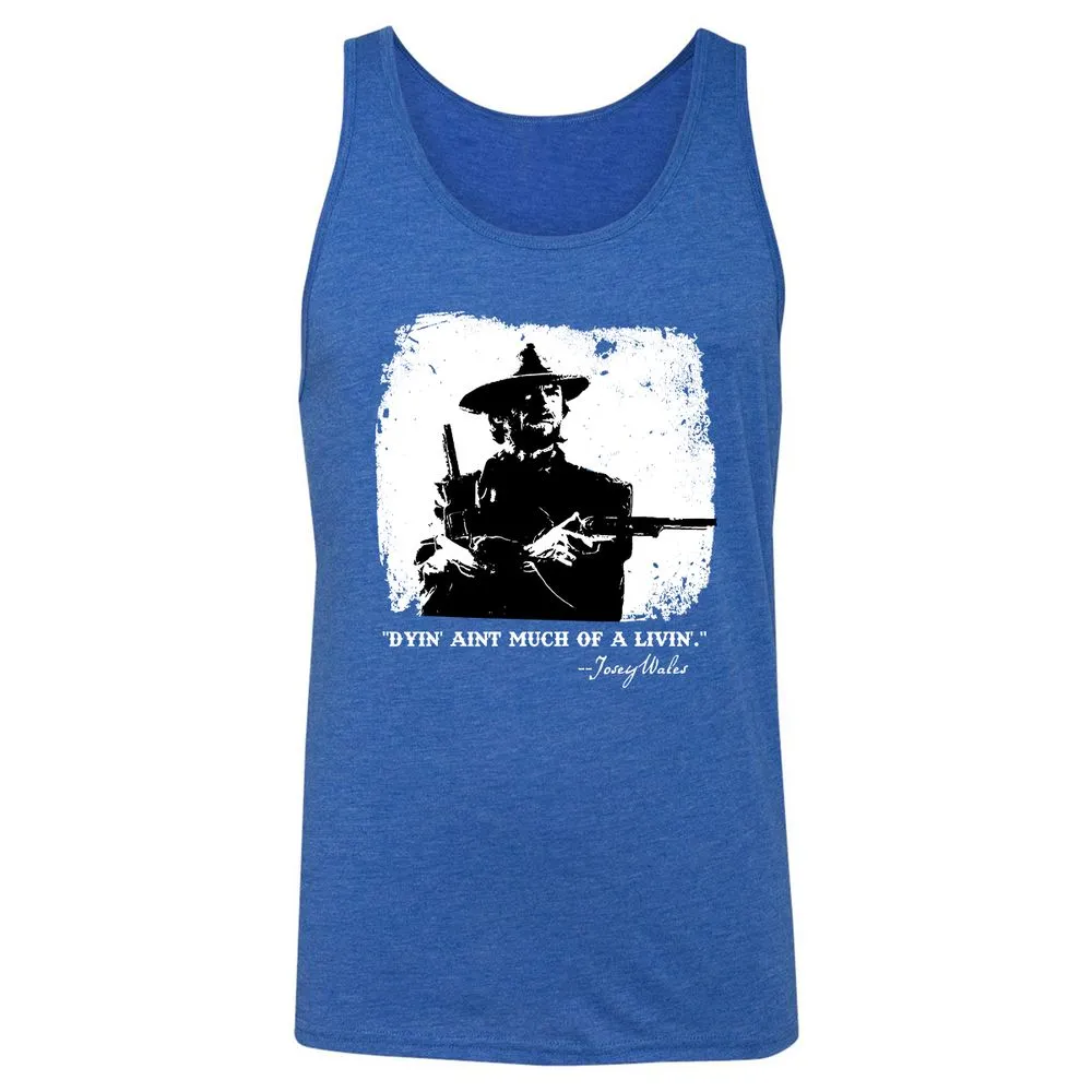 Unisex Jersey Tank - E2HEVWAX - True Royal Triblend - 12