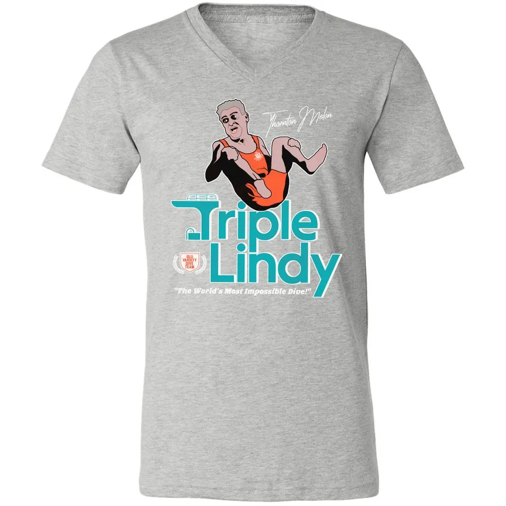 Unisex V-Neck T-Shirt - HA17HG73 - Athletic Heather - 7