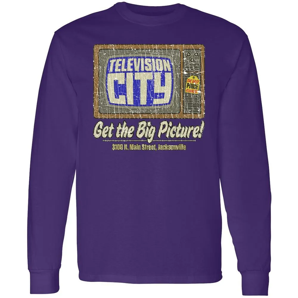 Long Sleeve T-Shirt - CU5LVM71 - Purple - 13