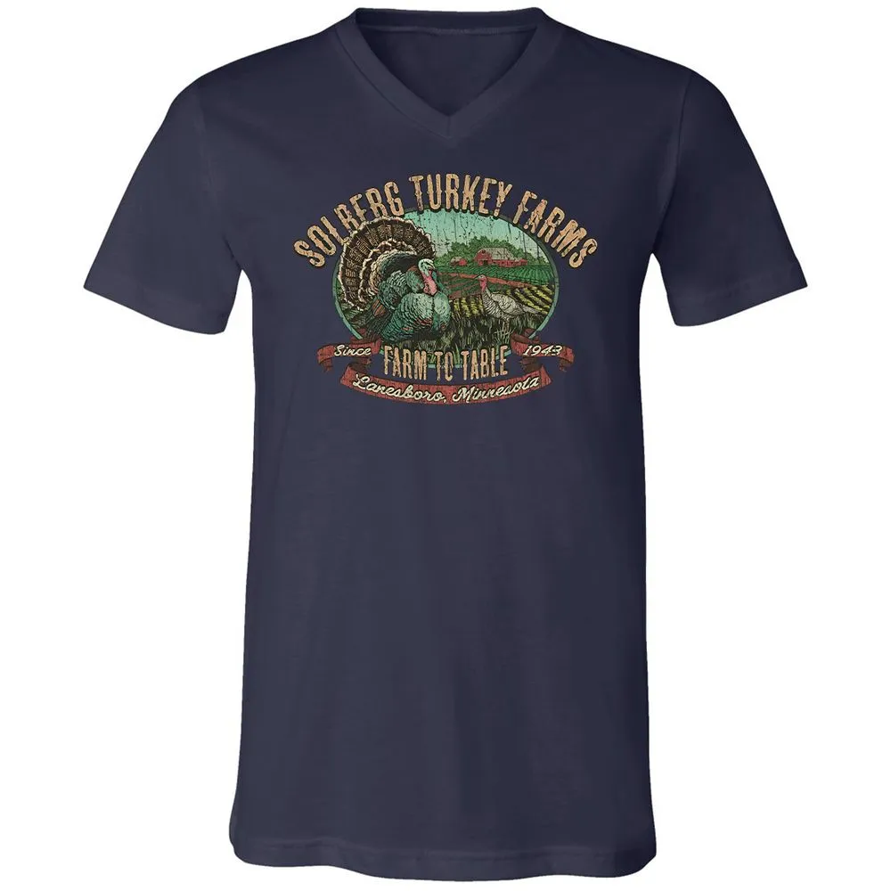 Vintage Turkey Farm Thanksgiving - Navy - 2