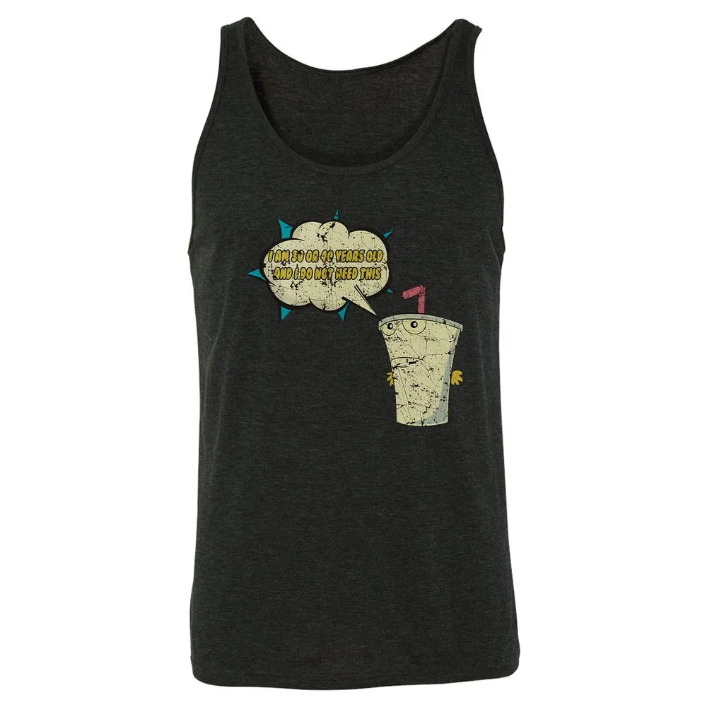 Unisex Jersey Tank - 6BAZJKH3 - Charcoal Black Triblend - 5