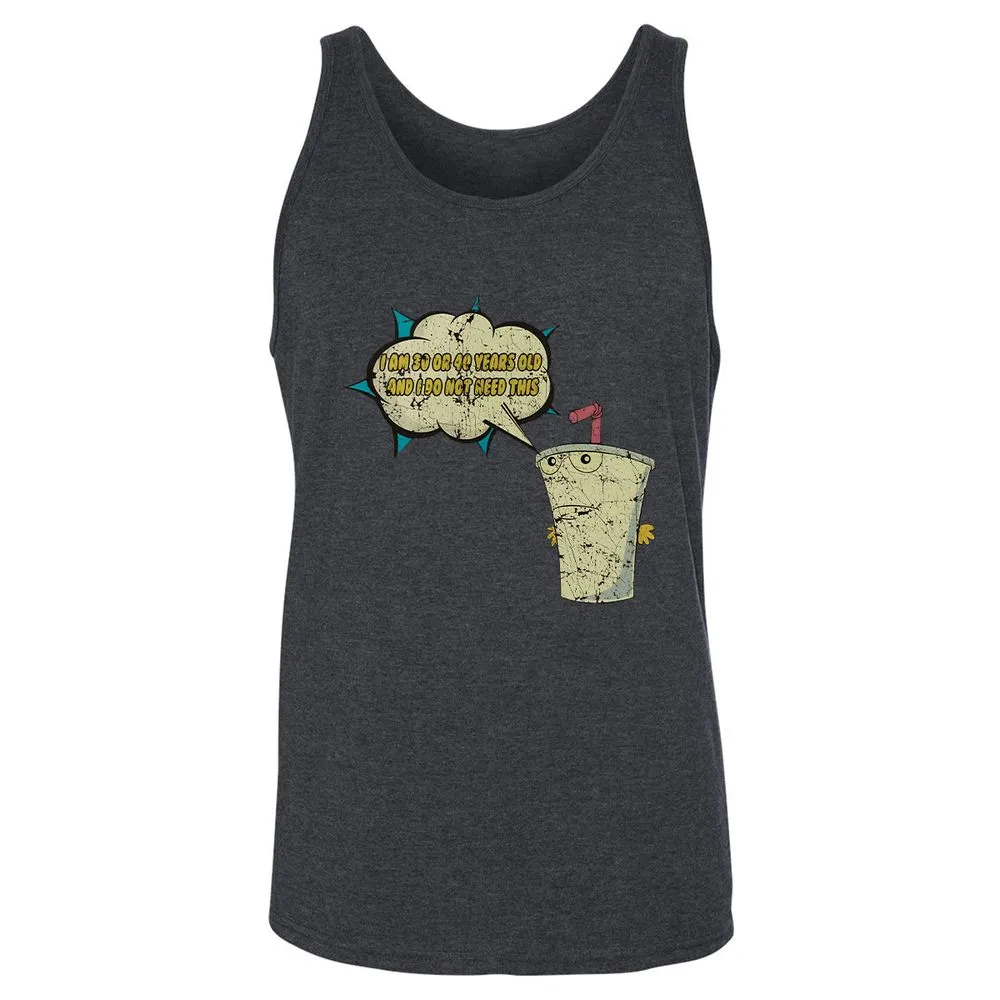 Unisex Jersey Tank - 6BAZJKH3 - Dark Grey Heather - 6