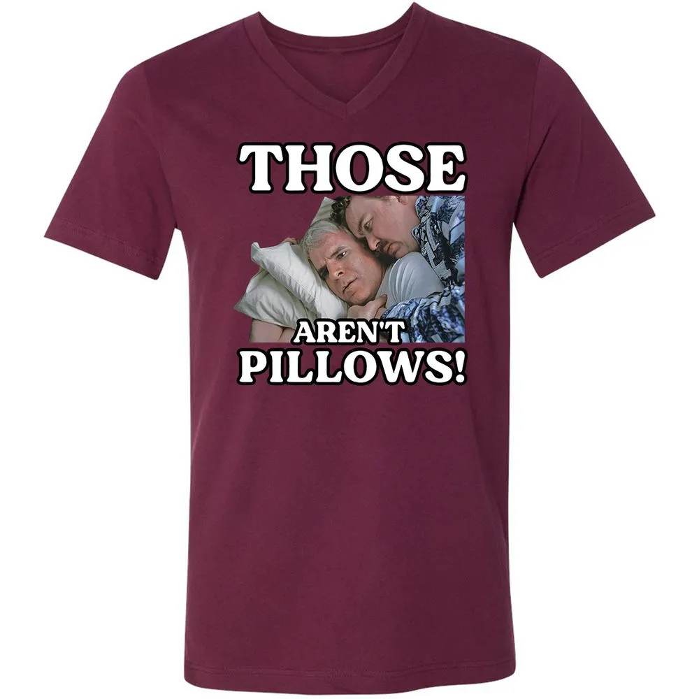 Unisex V-Neck T-Shirt - LBP6YN47 - Maroon - 6