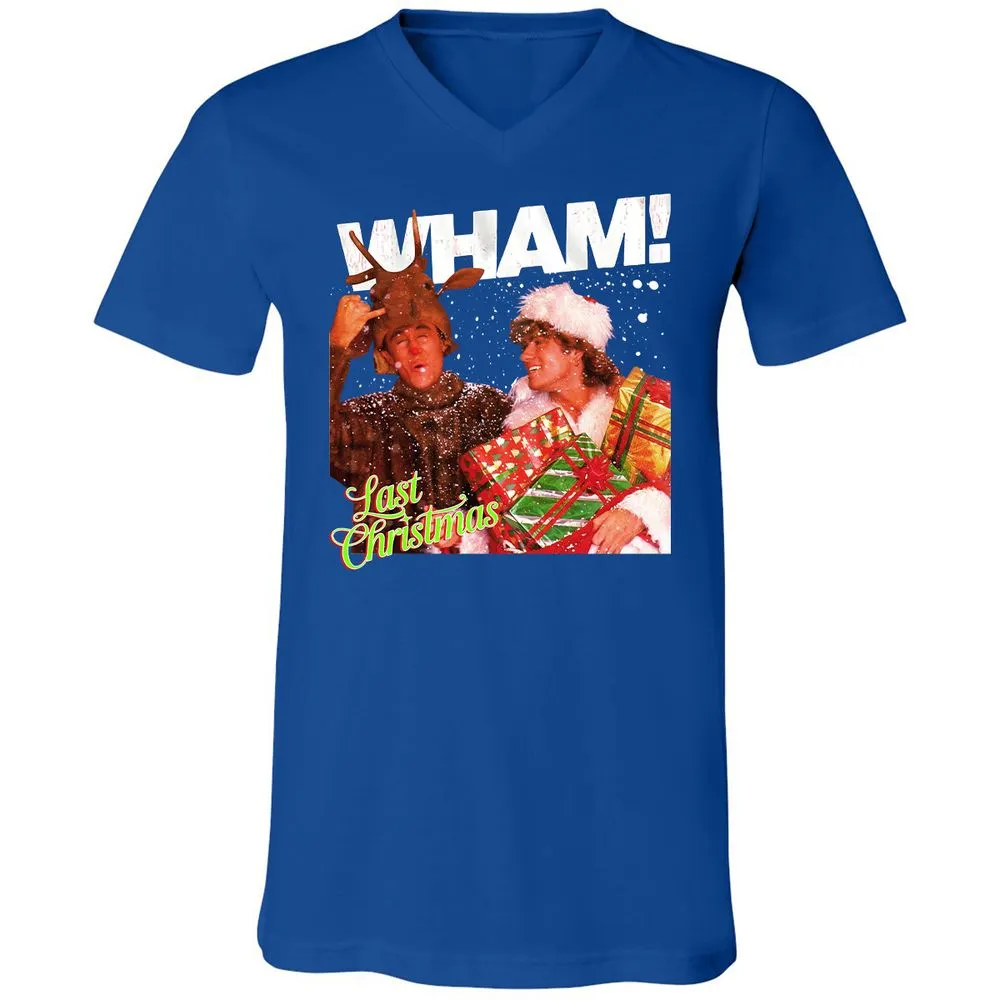 Unisex V-Neck T-Shirt - HF4KKP13 - True Royal - 4