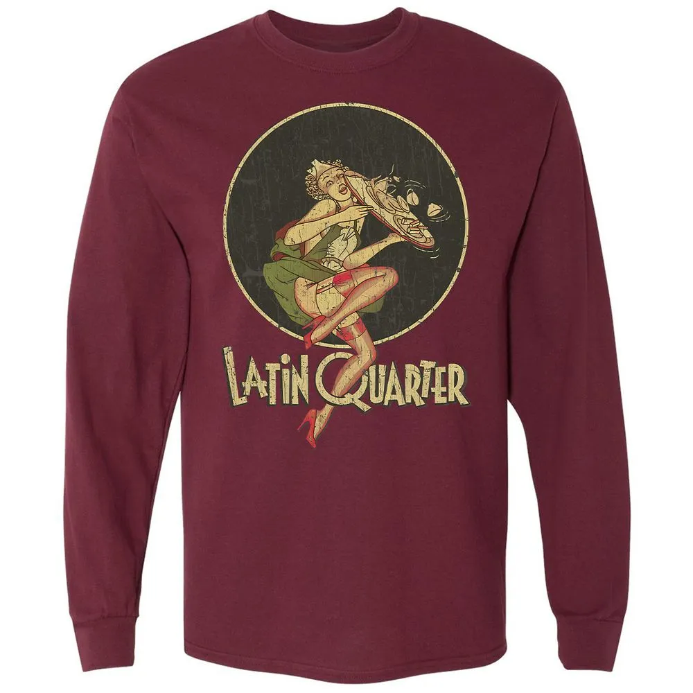Long Sleeve T-Shirt - 2YVQ47KE - Maroon - 11