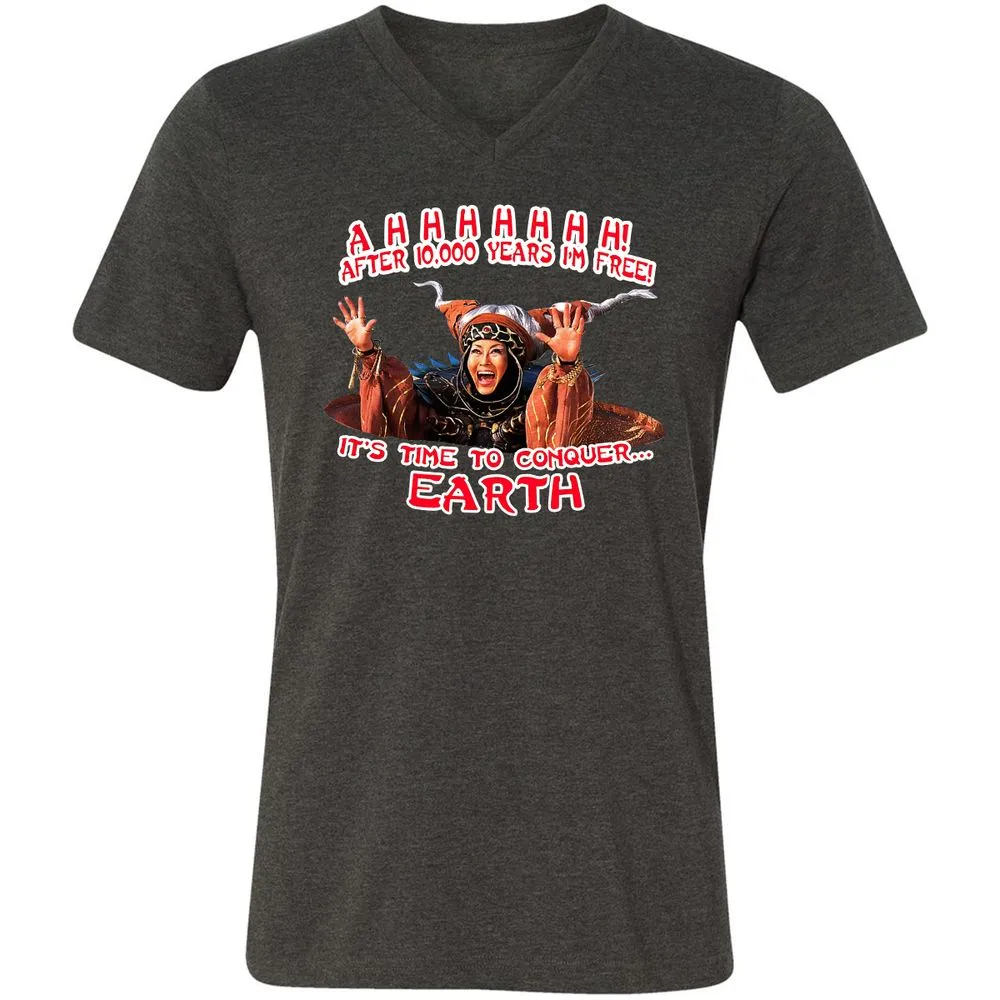 Retro Rita Repulsa MMPR - Dark Grey Heather - 8