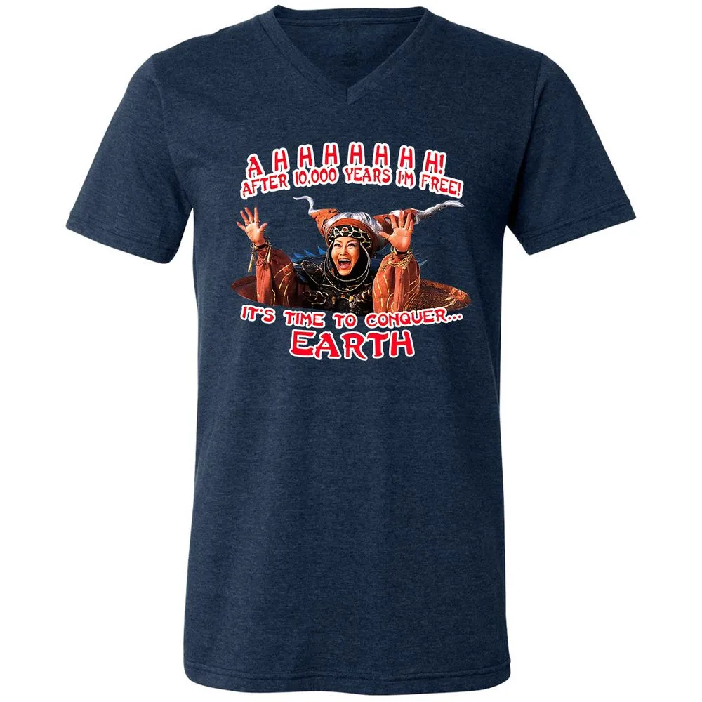 Retro Rita Repulsa MMPR - Heather Navy - 15