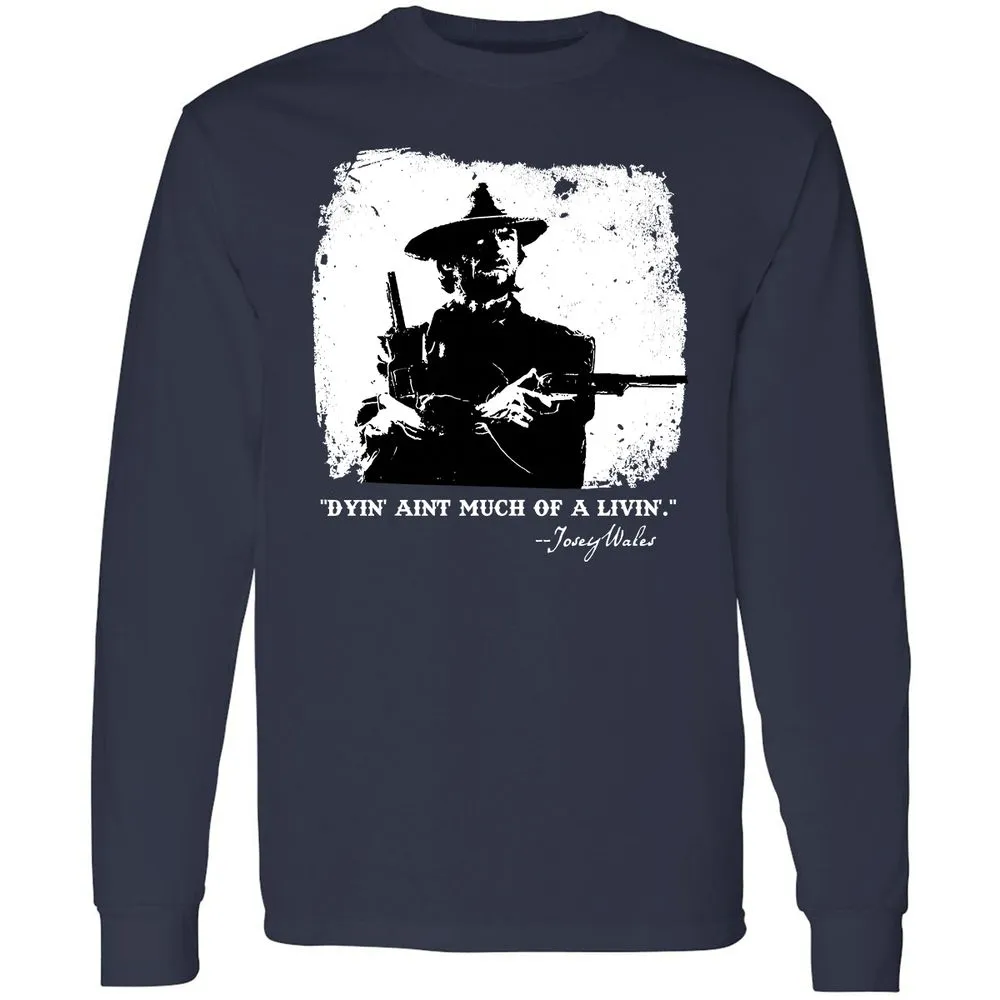 Long Sleeve T-Shirt - 8AY1JKTQ - Navy - 2