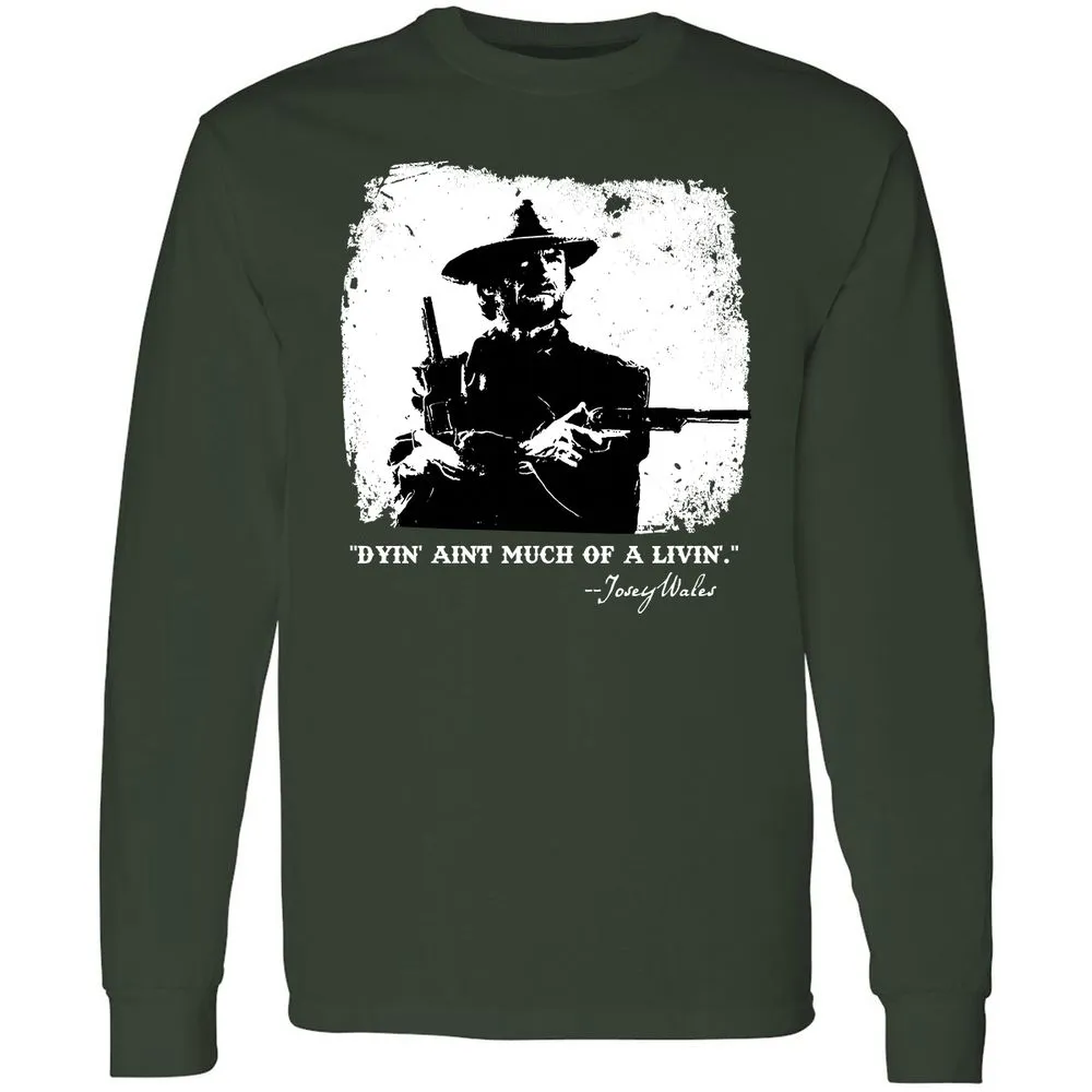 Long Sleeve T-Shirt - 8AY1JKTQ - Forest Green - 4