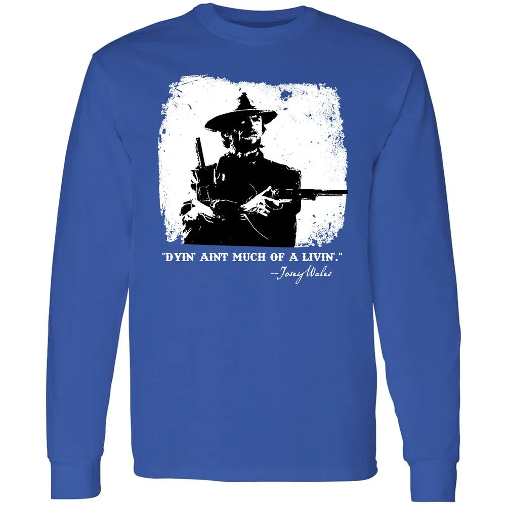 Long Sleeve T-Shirt - 8AY1JKTQ - Royal - 8