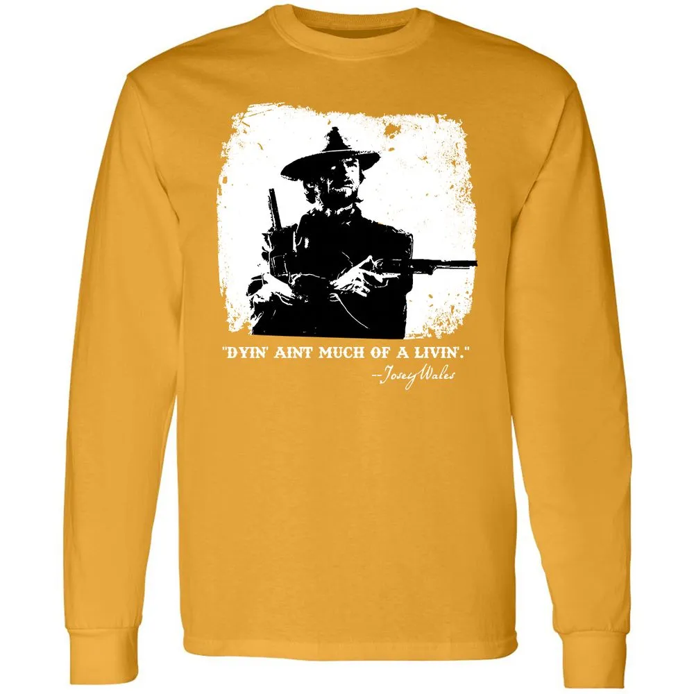 Long Sleeve T-Shirt - 8AY1JKTQ - Gold - 9