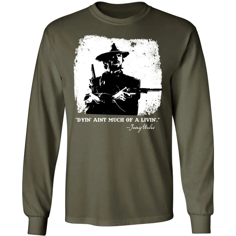 Long Sleeve T-Shirt - 8AY1JKTQ - Military Green - 16