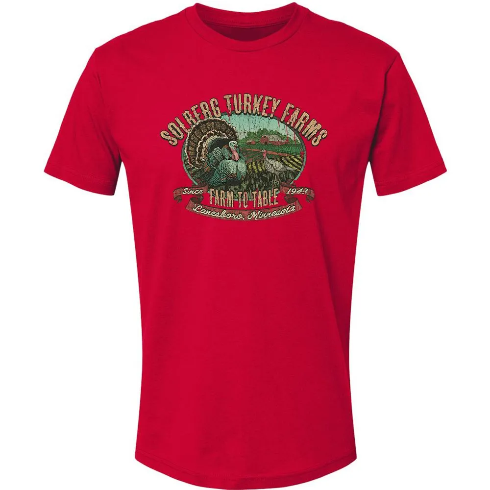 Vintage Turkey Farm Thanksgiving - Red - 6