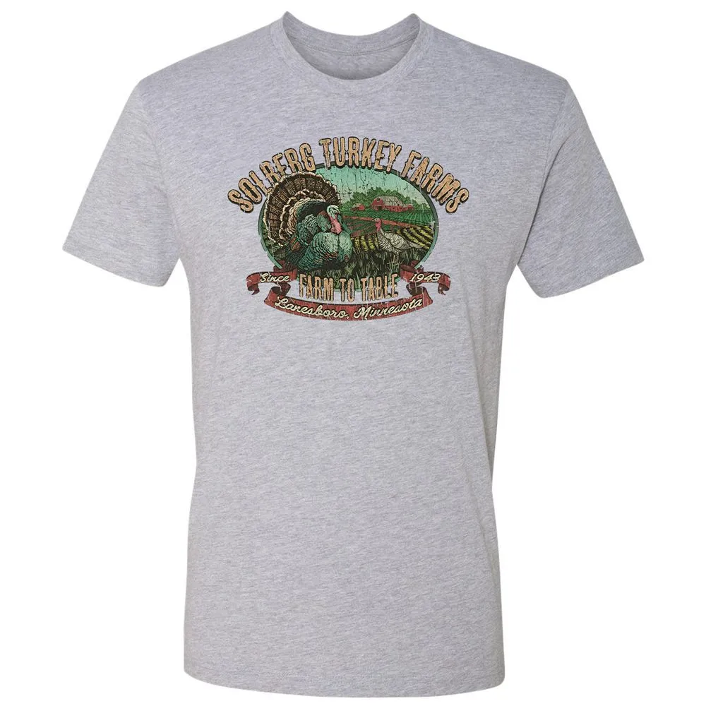 Vintage Turkey Farm Thanksgiving - Heather Grey - 9