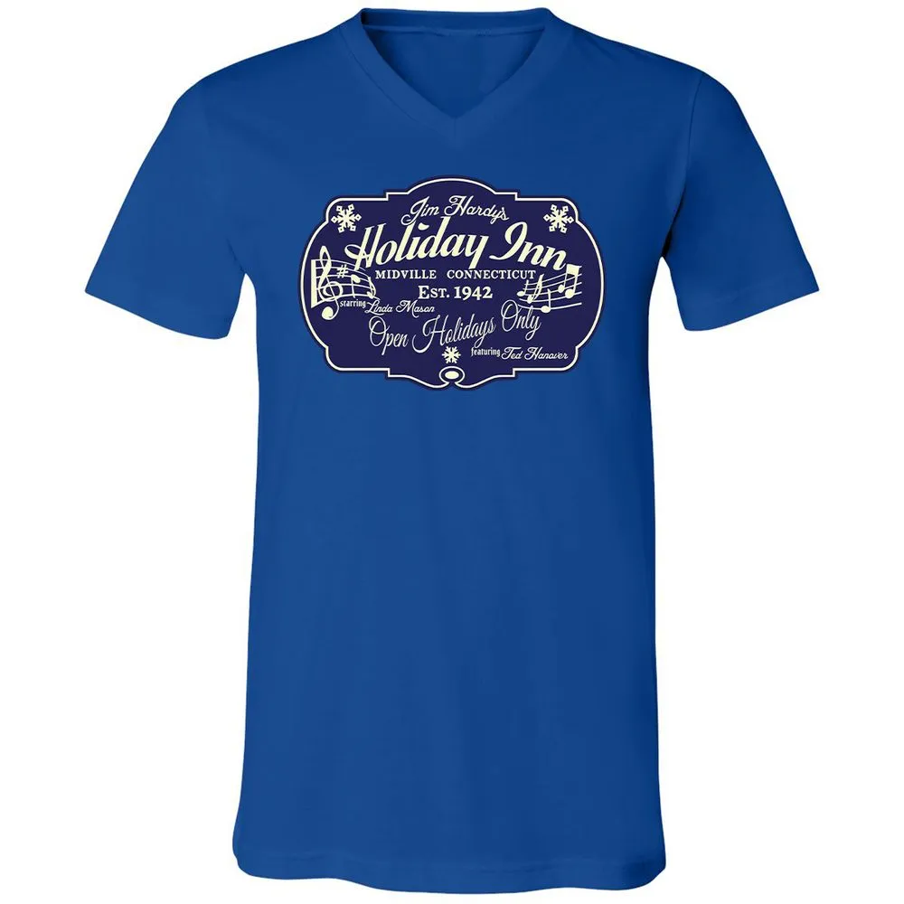 Unisex V-Neck T-Shirt - 84U6ETQT - True Royal - 4