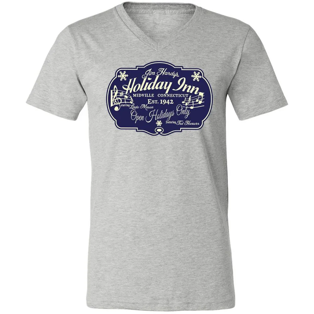 Unisex V-Neck T-Shirt - 84U6ETQT - Athletic Heather - 7