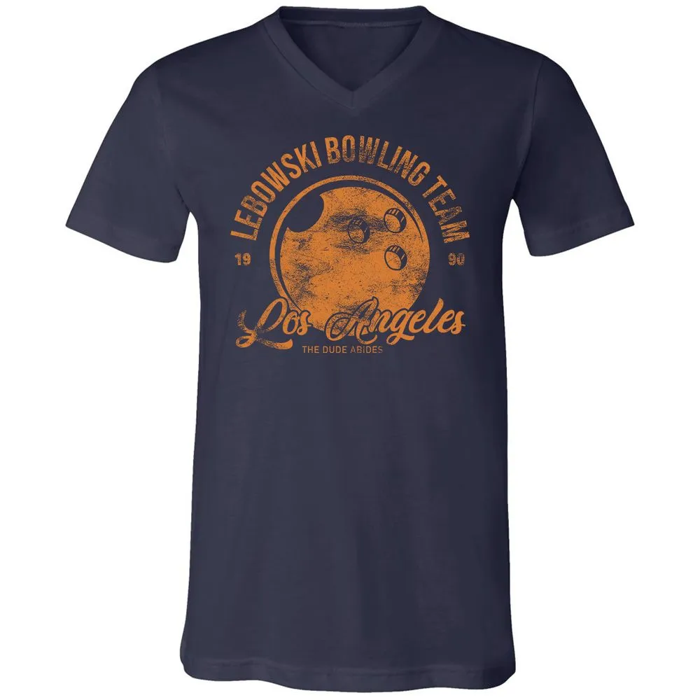 Unisex V-Neck T-Shirt - XC3E8VCH - Navy - 2