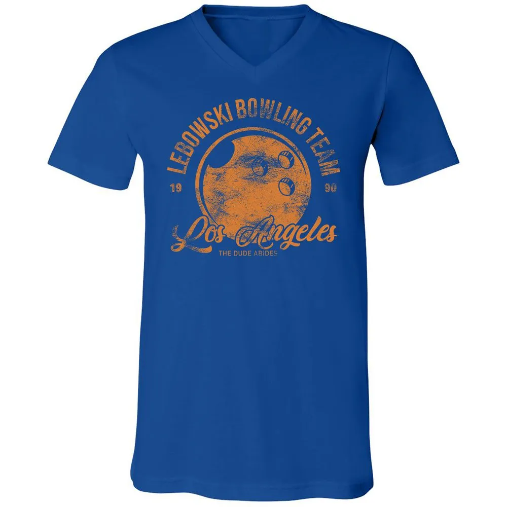 Unisex V-Neck T-Shirt - XC3E8VCH - True Royal - 4