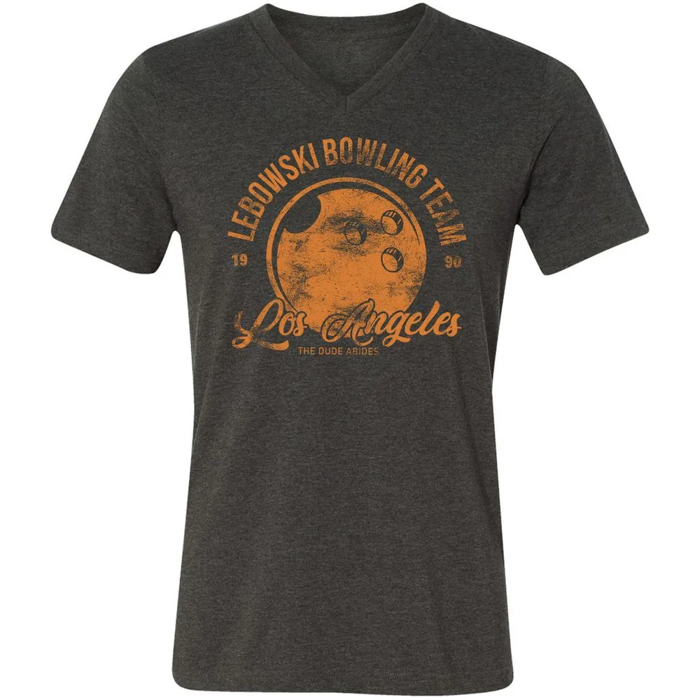 Unisex V-Neck T-Shirt - XC3E8VCH - Dark Grey Heather - 8