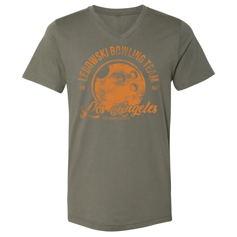 Unisex V-Neck T-Shirt - XC3E8VCH - Military Green - 10