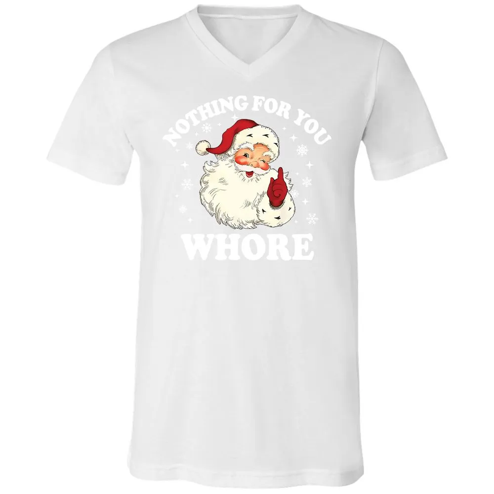 Nothing For You Whore Santa - White - 5