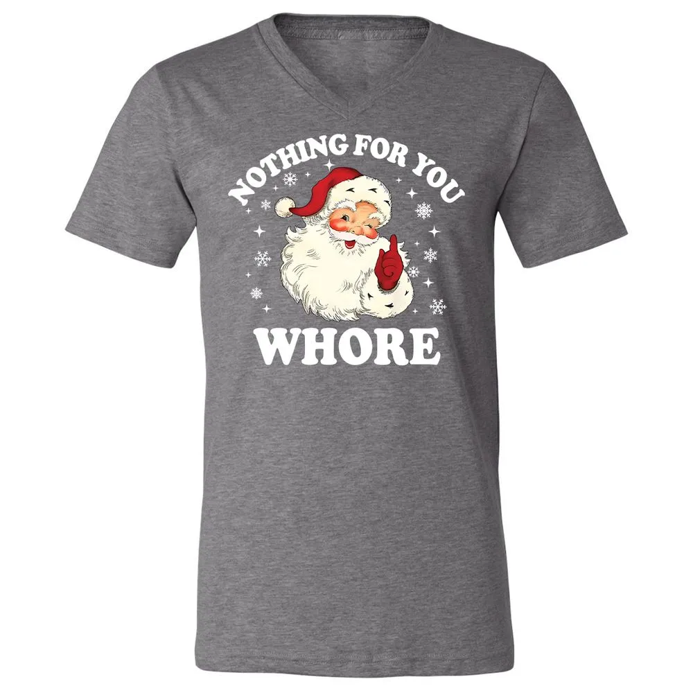 Nothing For You Whore Santa - Deep Heather - 13