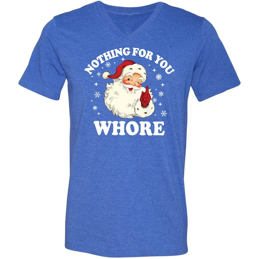 Nothing For You Whore Santa - Heather True Royal - 14