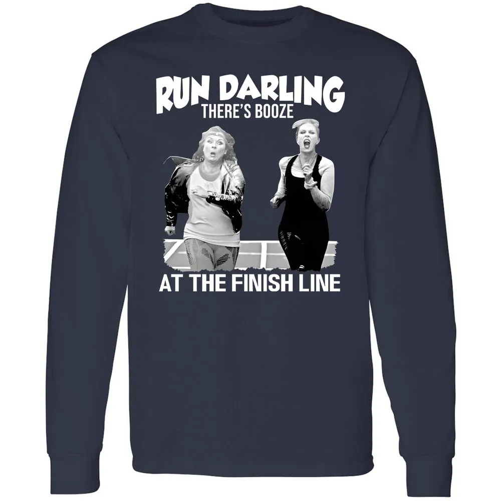 Run Darling Long Sleeve T-Shirt - Navy - 2