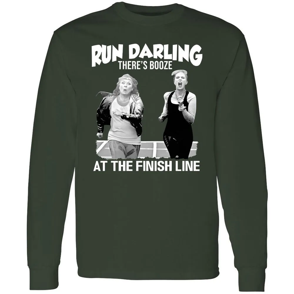 Run Darling Long Sleeve T-Shirt - Forest Green - 4