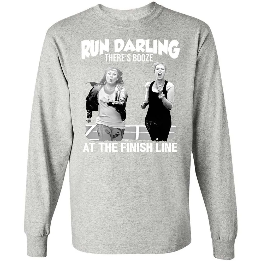 Run Darling Long Sleeve T-Shirt - Ash - 7