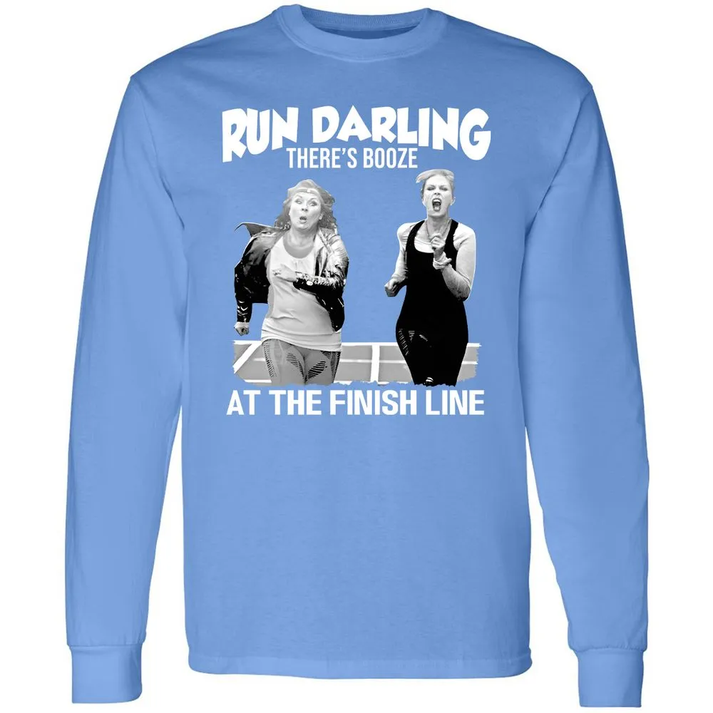 Run Darling Long Sleeve T-Shirt - Carolina Blue - 12