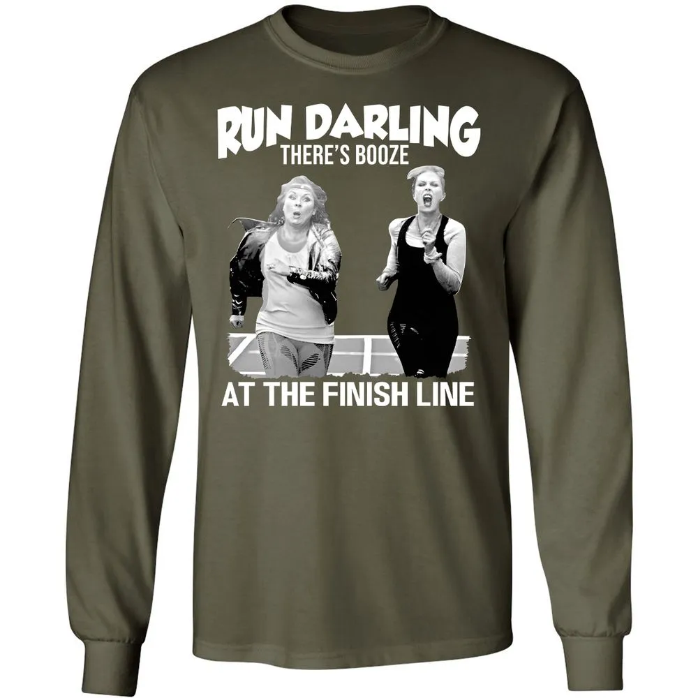 Run Darling Long Sleeve T-Shirt - Military Green - 16