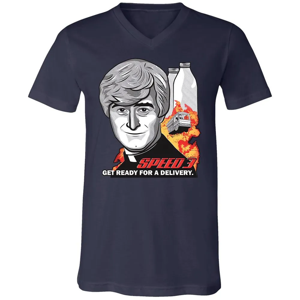 Unisex V-Neck T-Shirt - ESG9SEK3 - Navy - 2