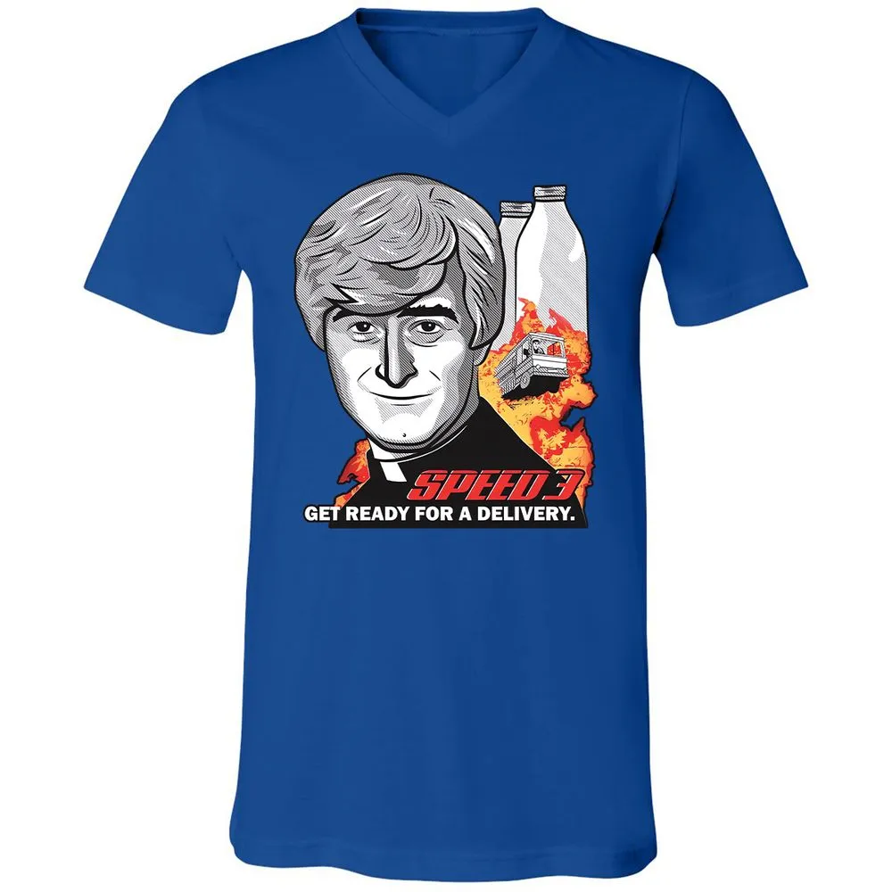 Unisex V-Neck T-Shirt - ESG9SEK3 - True Royal - 4