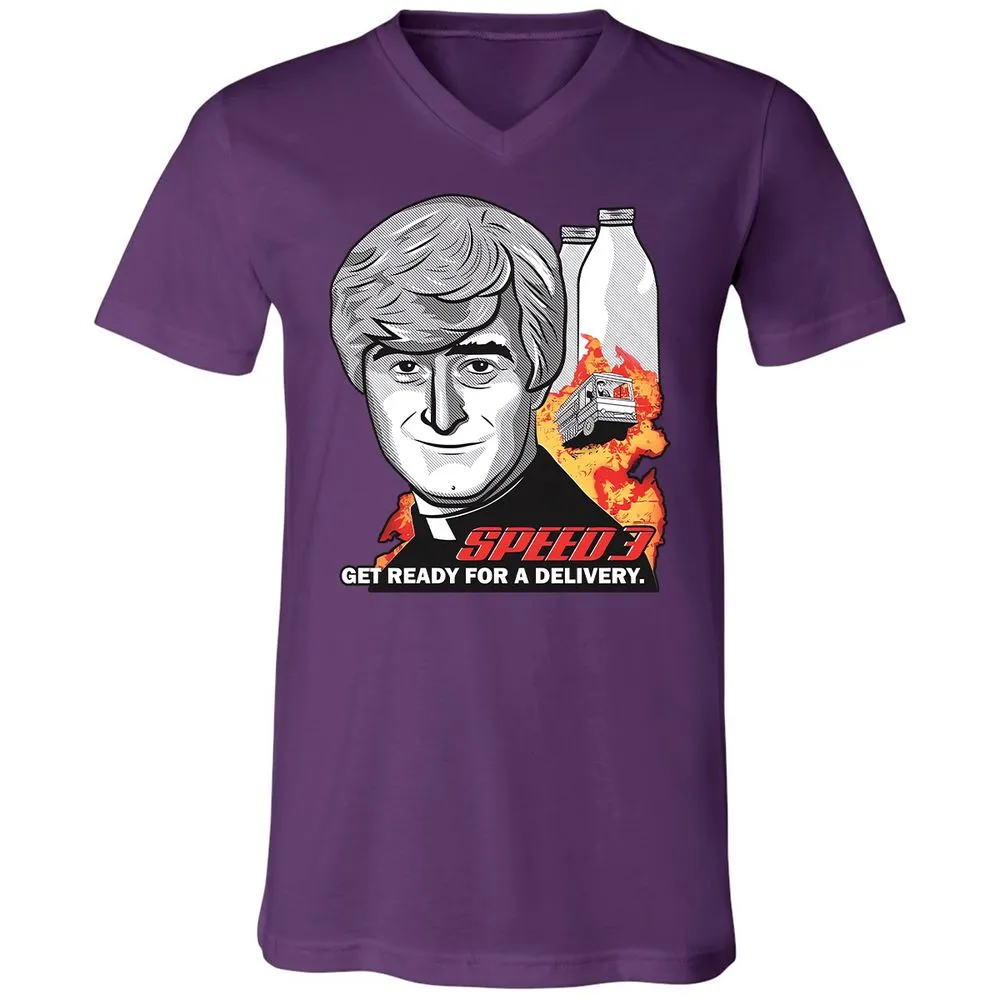 Unisex V-Neck T-Shirt - ESG9SEK3 - Team Purple - 9