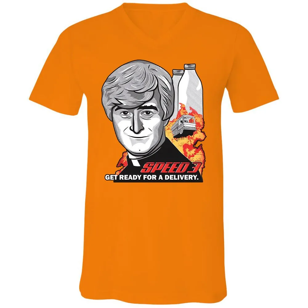 Unisex V-Neck T-Shirt - ESG9SEK3 - Orange - 11