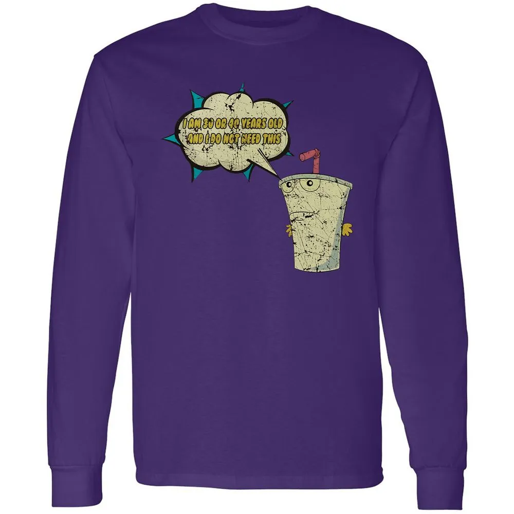Long Sleeve T-Shirt - 8PQM37F6 - Purple - 13