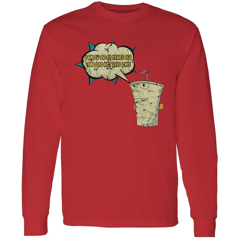 Long Sleeve T-Shirt - 8PQM37F6 - Red - 14