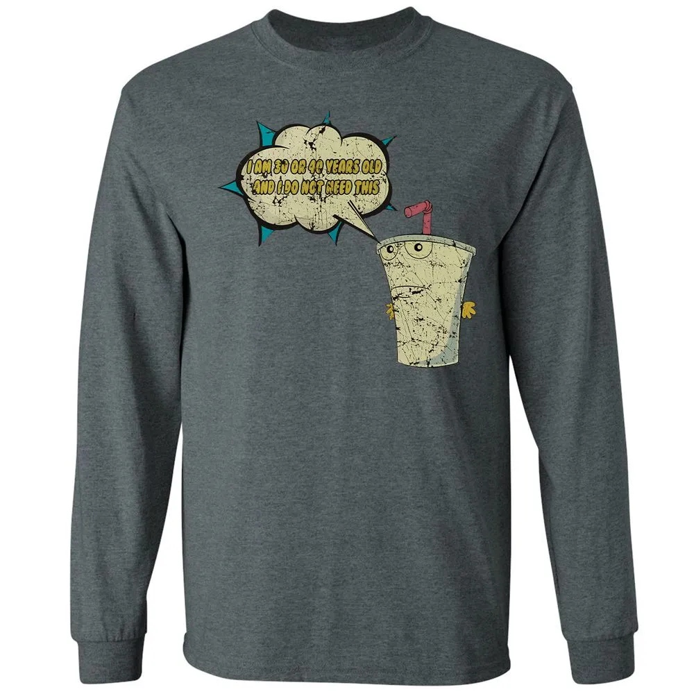 Long Sleeve T-Shirt - 8PQM37F6 - Dark Heather - 15