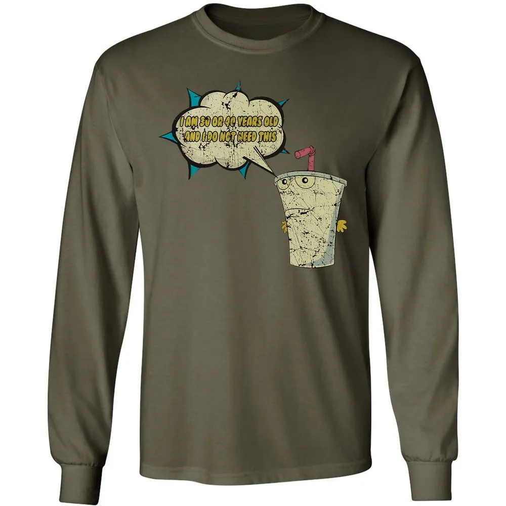 Long Sleeve T-Shirt - 8PQM37F6 - Military Green - 16