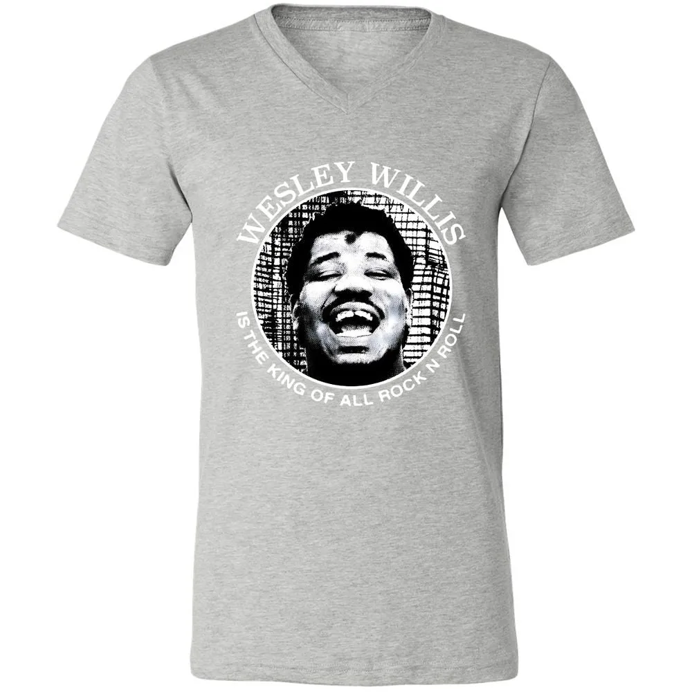 Wesley Willis is the king - Athletic Heather - 7