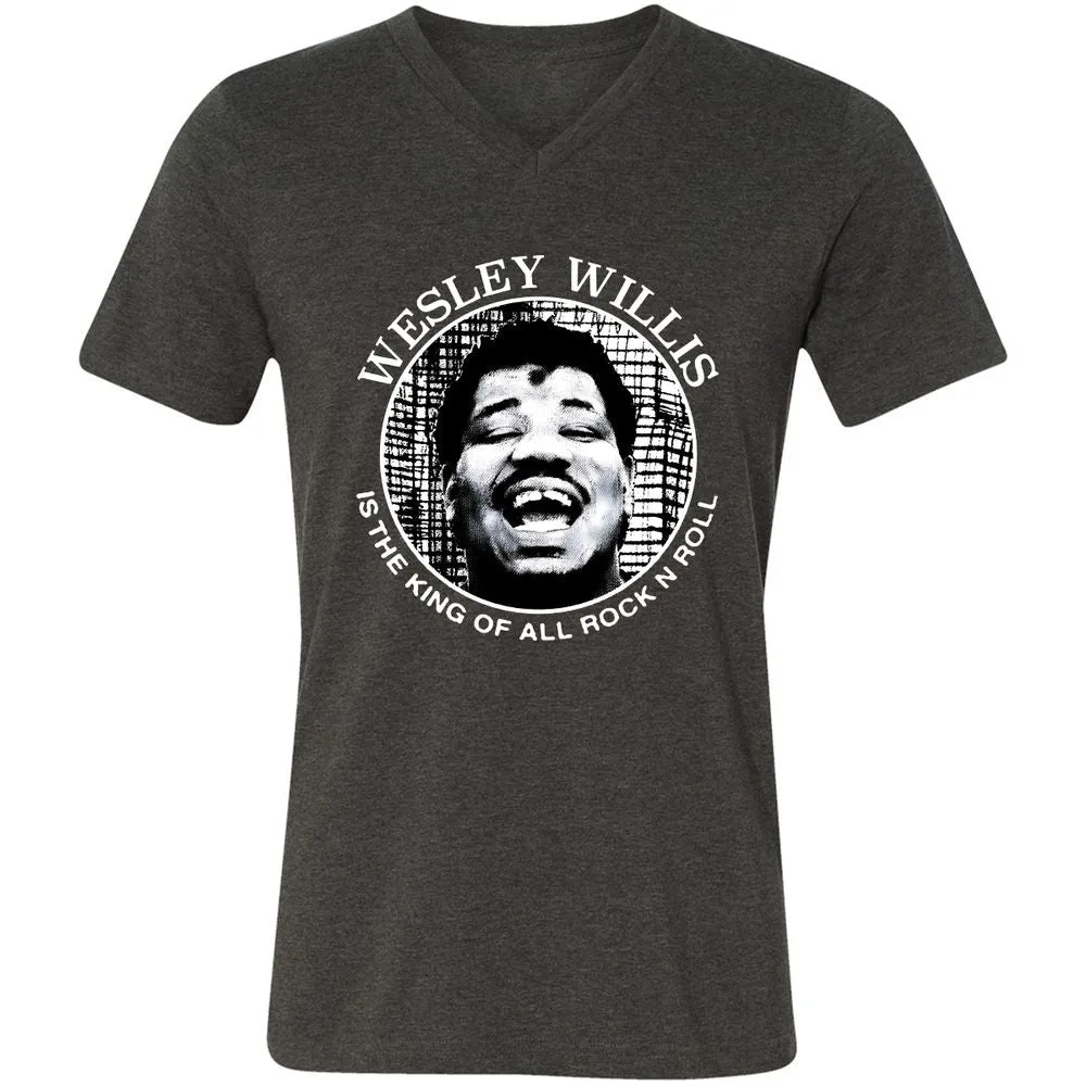 Wesley Willis is the king - Dark Grey Heather - 8