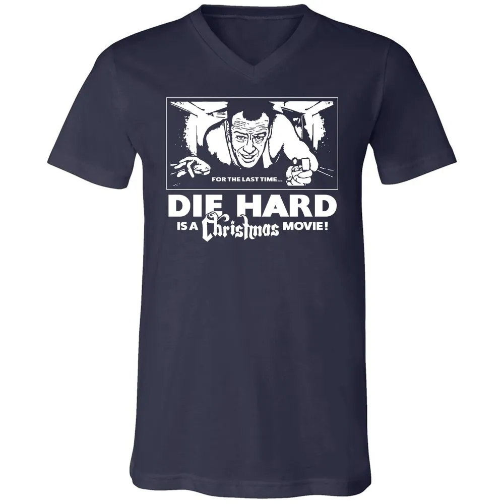 Unisex V-Neck T-Shirt - HDZBUXF8 - Navy - 2